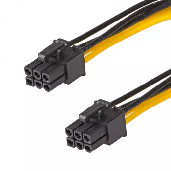 Akyga AK-CA-49 PCIe 6 kontaktų maitinimo kabelis F–F, 40 cm