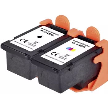 Renkforce rašalo rinkinys, suderinamas su Canon PG-545XL, CL-546XL, juoda, žydra, purpurinė, geltona RF-I-C-PG545CL5462PK RF-5706064