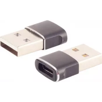 Lyties keitiklis ShiverPeaks BS14-05034 USB A į USB C pilka