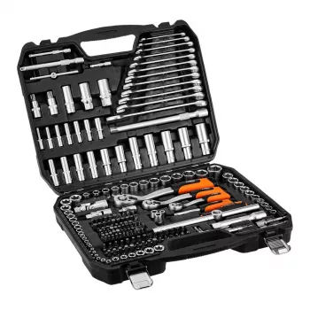 Įrankių rinkinys NEO tools 10-220 — 220 vienetų rankinių įrankių komplektas