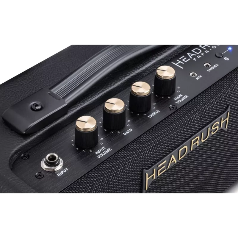 Nešiojamas FRFR gitaros stiprintuvas HEADRUSH FRFR-GO, 65W, pilno dažnių diapazono, maitinamas baterija / tinklu