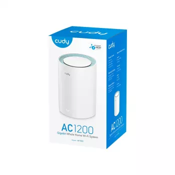 Cudy M1300 1-PACK belaidžio tinklo (Wi-Fi) sistemos mazgas