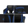 Huzaro FORCE 2.5 BLUE MESH Žaidimų kėdė Tinklinė sėdynė Juoda, Mėlyna
