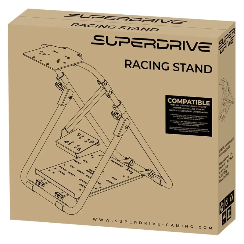 Lenktynių stovas Subsonic SA5615 Metal Black