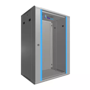 Sieninis stelažas Extralink 18U 600x450 pilkas
