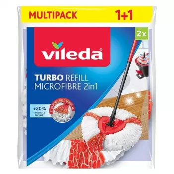 Antgalis šluostei Vileda raudonas baltas