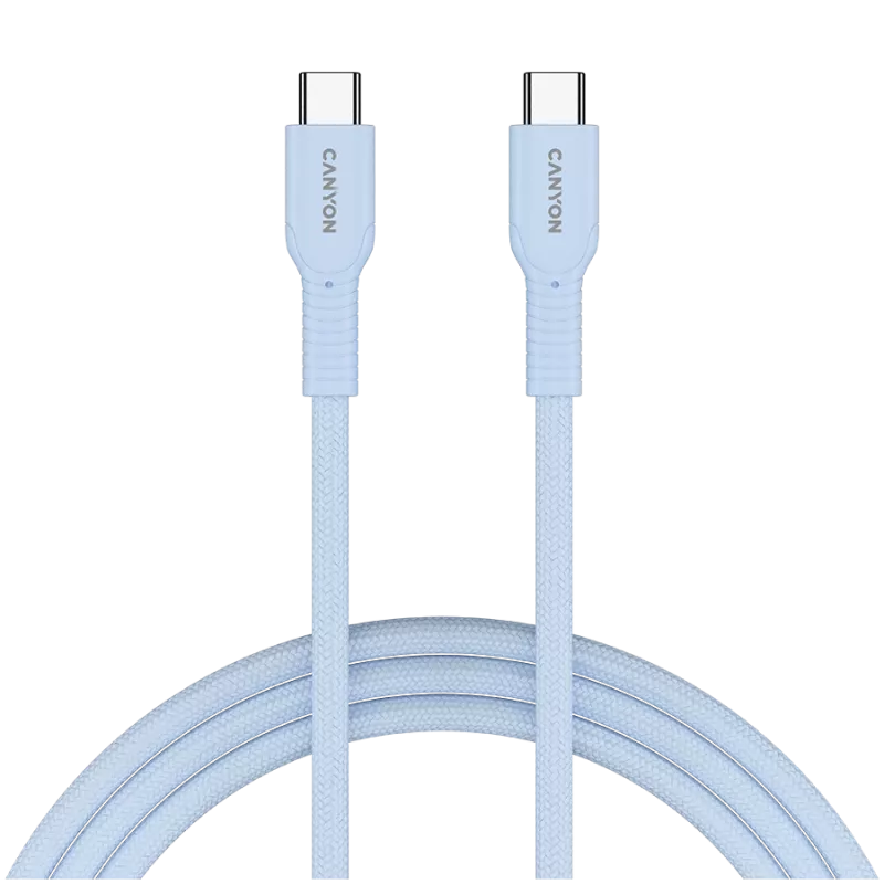 CANYON OnWire 60CL C-C 60W spalvotas pintas laidas 1m šviesiai mėlynas