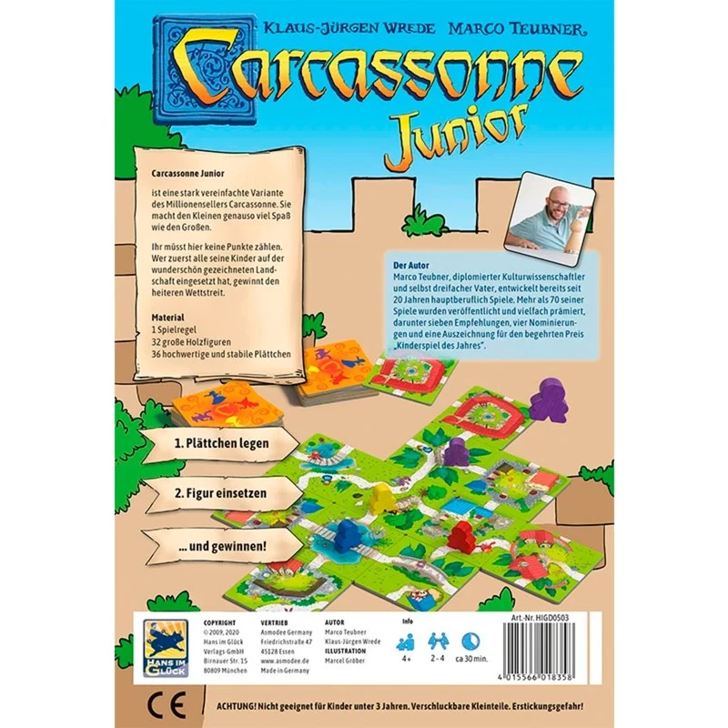 Carcassonne Junior šeimyninis žaidimas