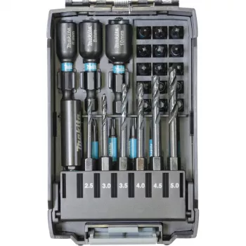 Gręžtų rinkinys Makita E-22866 – 31 vnt., įvairių dydžių medžiui, metalui, mūrui