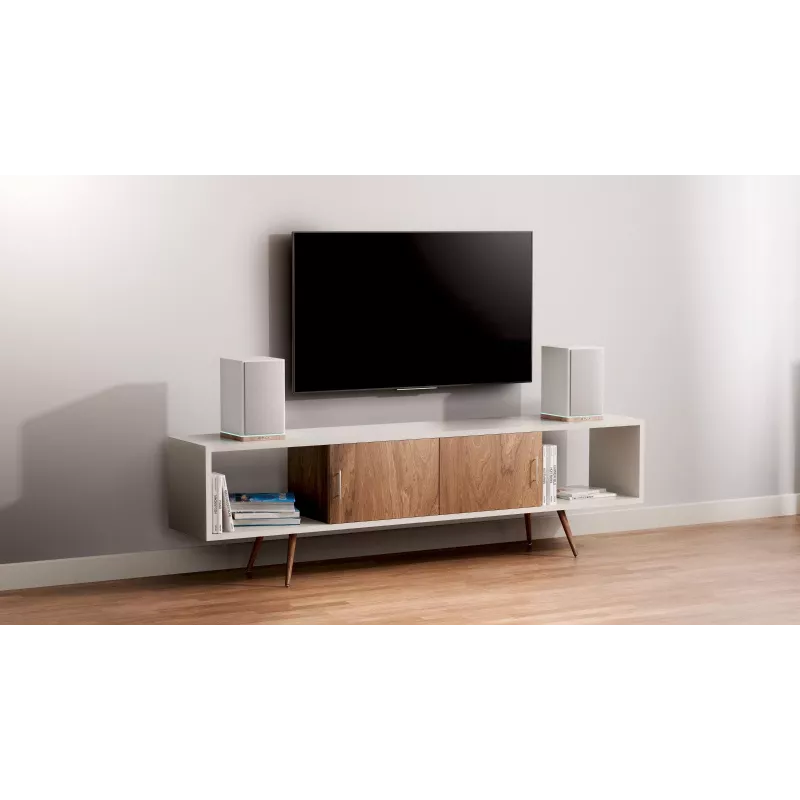 Nešiojamas garsiakalbis Blaupunkt BS60WH LED, Baltas