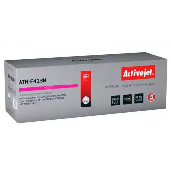 Activejet ATH-F413N kasetė (pakaitalas HP 410A CF413A; Supreme; 2300 puslapių; rausvai violetinė)