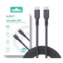 AUKEY CB-KCC101 Nyloninis laidas USB C – USB C 1 m