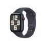 Apple Watch SE GPS + Cellular 44 mm vidurnakčio aliuminio korpusas su vidurnakčio sporto juostele (M/L)