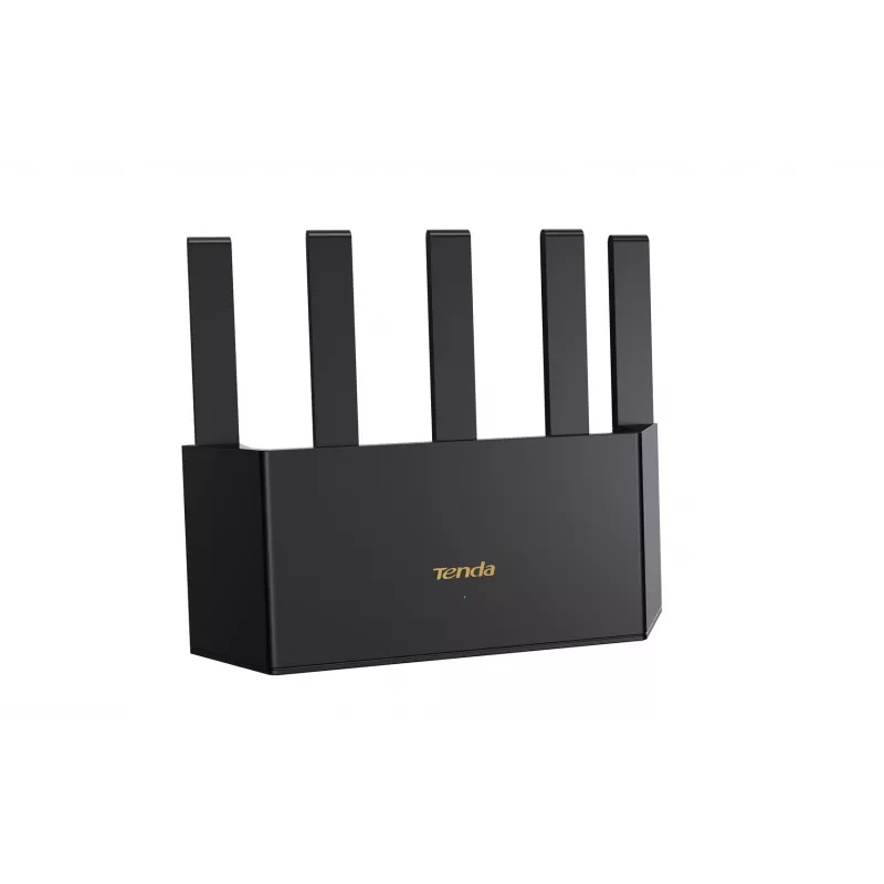 Stalinis maršrutizatorius TENDA TX12L Pro dviejų juostų „Wi‑Fi 6“ (802.11ax), 2402 Mbps, 5 išorinės antenos, „Gigabit“ LAN, 3x RJ‑45