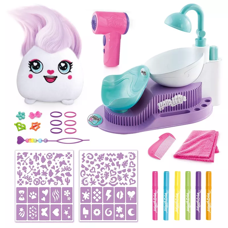 Vaidmenų žaislas Canal Toys Airbrush Plush AIR 044 Plaukų stilizavimo salonas