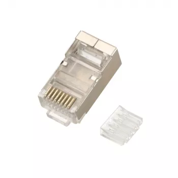 Extralink CAT6 FTP RJ45 Kištukas 8P8C Skaidrus
