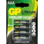 Vienkartinė baterija GP Batteries Lithium 103173 AAA (4 vnt.)