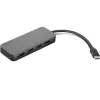 Lenovo GX90X21431 USB-C stotelė / prievadų plėtiklis, USB 3.2 Gen 2, juoda