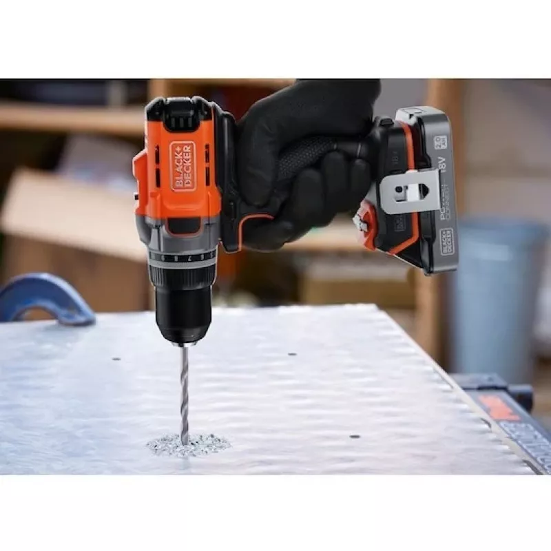 Belaidis gręžtuvas Black & Decker BCD382XN 18V – kompaktiškas 18 V gręžtuvas (be akumuliatoriaus)
