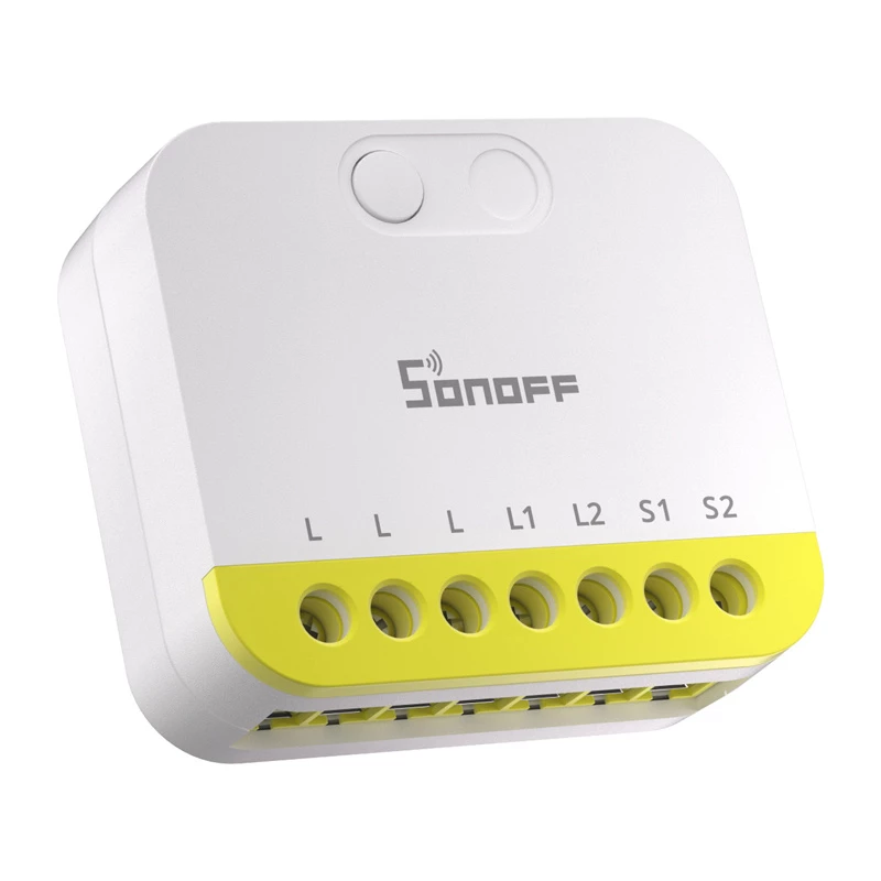 Dviejų kanalų mini jungiklis be N laido Sonoff MINI-ZB2GS-L ZigBee