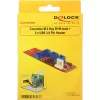 Delock Converter M.2 Key B+M vyriškas > 2 x USB 3.0 vidiniai šukiniai lizdai - USB adapteris - M.2 kortelė - USB 3.0 (vidinis) x 2 (62843)