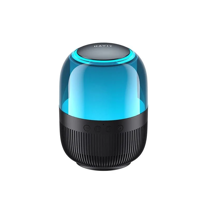 Havit SK889BT - belaidis bluetooth garsiakalbis su RGB apšvietimu, juodas