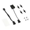 SilverStone SST-FQ122 120mm korpuso ventiliatorius - Baltas