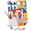 Tapybos rinkinys pagal numerius Ravensburger CreArt Canvas Edition: Spalvingi namai, modelis 25527