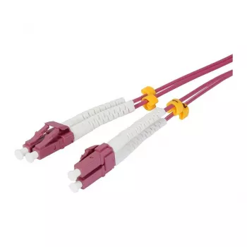 Synergy 21 LWL-2-Faser-Patchk. 1.0mtr.LC-LC 50/125um OM4 AD 2mm flexible Knickschutztülle - Multimode-Faser - 1 m