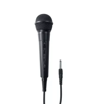 Laidinis sceninis mikrofonas Muse MC-20 B – jautrumas -73 dB, 30–15000 Hz, 3 m kabelis, 6,35 mm lizdas, juodas