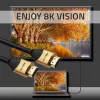 Qoltec 50356 HDMI 2.1 laidas Ultra High Speed 8K | 60Hz | 28AWG | auksuotas | 3m