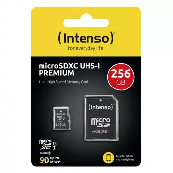 Intenso 256GB UHS-I microSDHC atminties kortelė