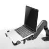 Nešiojamojo kompiuterio stovas MACLEAN MC-836 – reguliuojamas aukštis, ergonomiškas dizainas, juodas, horizontaliam naudojimui (58,5×236×320 mm)