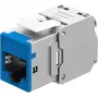 Goobay Keystone modulis RJ45 CAT 6A, STP, plonas, mėlynas (77944)