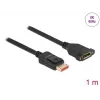 DisplayPort ilginimo laidas su montavimo rėmeliu DeLOCK 87095 8K 60 Hz 1 m