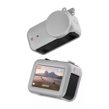 Apsauginis silikoninis rinkinys Puluz, skirtas DJI Osmo Nano, pilkas