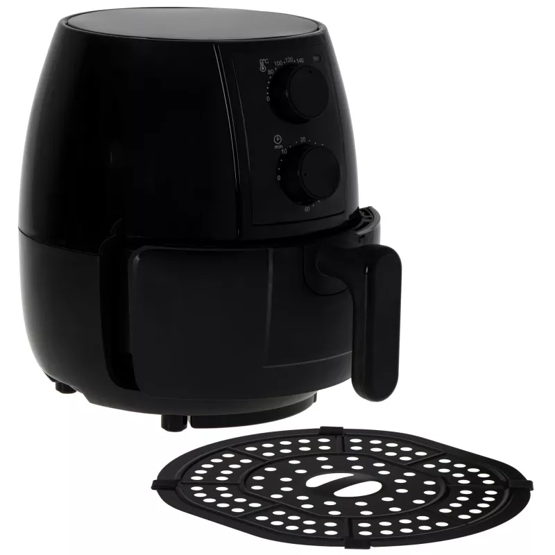 Kepimo be aliejaus aparatas Adler AD 6312 — 2,5 L, 1600 W, juodas, 80–200 °C, 60 min laikmatis