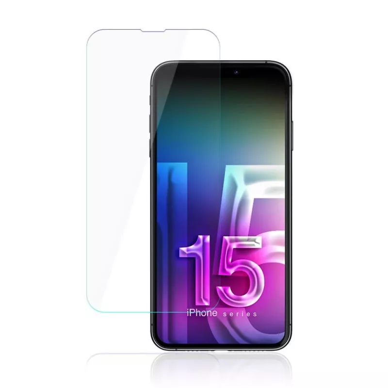 Grūdinta lanksti apsauginė plėvelė 3MK FlexibleGlass Pro, Apple iPhone 15 – skaidri, atspari įbrėžimams