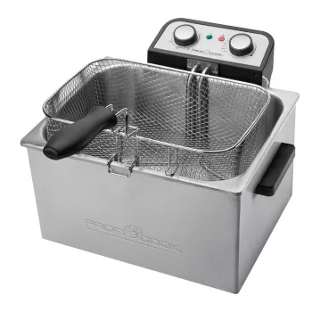 ProfiCook PC-FR 1038 Dvigubas laisvai pastatomas 3000 W sidabrinis