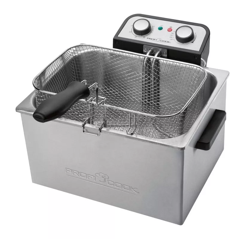 ProfiCook PC-FR 1038 Dvigubas laisvai pastatomas 3000 W sidabrinis