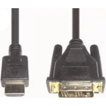HDMI 3 vaizdo kabelio adapteris e+p 2 m DVI-D juodas