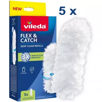 VILEDA Flex&Catch 177664 šluotjuostės įdėklai – 5 vnt. pakuotė