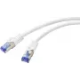 Renkforce RF-6830456 RJ45 tinklo kabelis, jungiamasis kabelis CAT 6a S/FTP 5,00 m baltas 1 vnt. (RF-6830456)