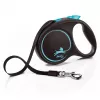 Ištraukiamas šuns pavadėlis Flexi Black Design M — 5 m juosta, iki 25 kg, ergonomiška rankena