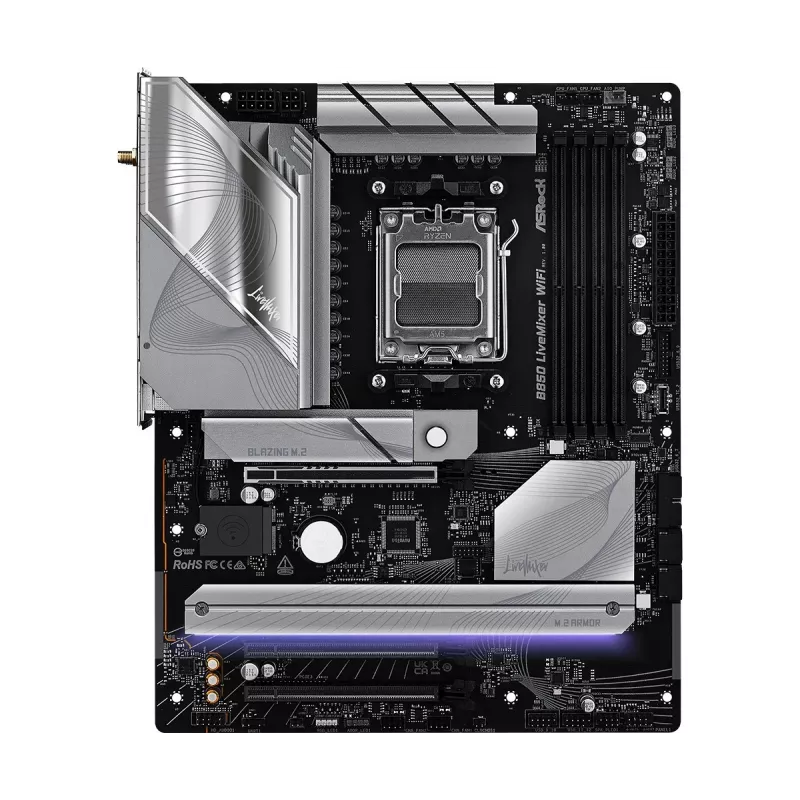 ASRock B850 LiveMixer WiFi ATX pagrindinė plokštė