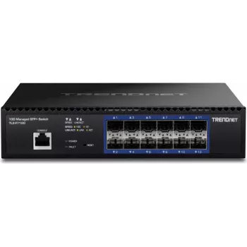 TRENDnet TL2-F7120 valdomas tinklo jungiklis - 12 x 10 Gigabit SFP+ - montuojamas į stelažą