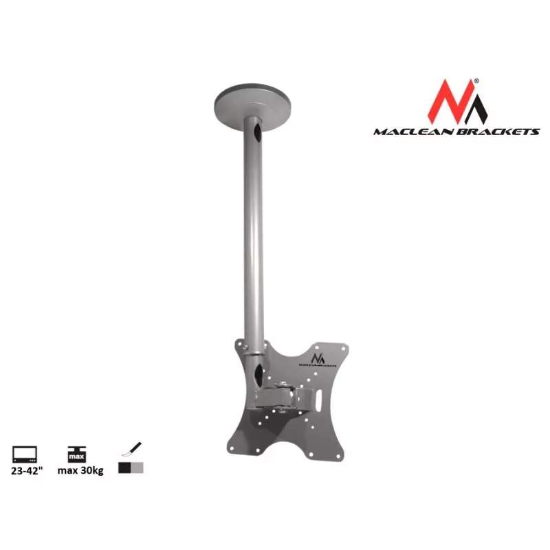 Maclean MC-504A S reguliuojamas lubinis laikiklis 23-42 coliai 30 kg