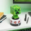 Paladone Minecraft naktinė lemputė su Creeper dizainu ir judesio davikliu