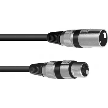 XLR kabelis Omnitronic 3022052N — 1x XLR kištukas į 1x XLR lizdą, 7,5 m