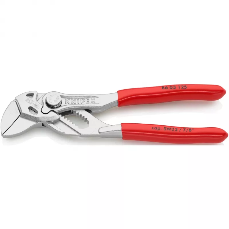 Kombinuotos replės su slydimo jungtimi Knipex 86 03 125